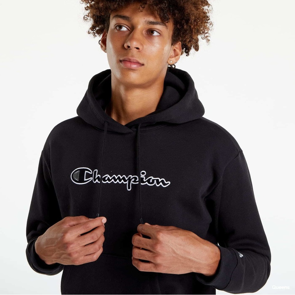 Champion Black Pullover Hoodie
